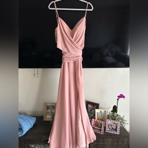 Dusty rose JJ house bridesmaid dress multi style